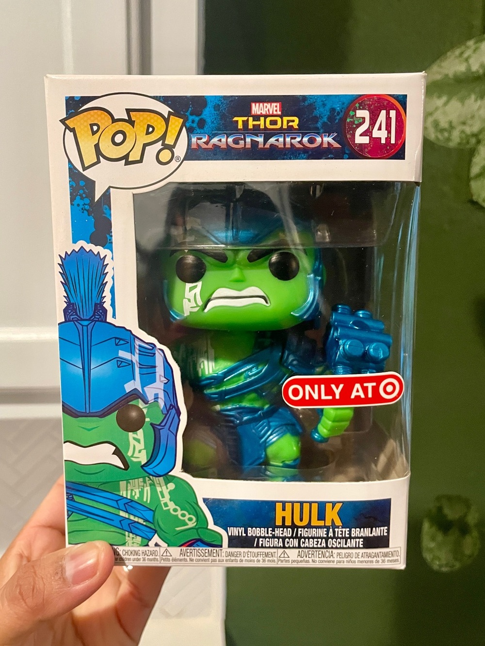 Funko POP Thor Ragnarok #241, HULK Bobble-head